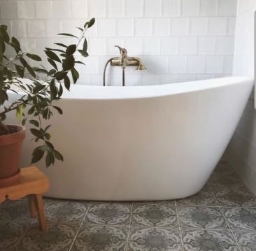 modern farmhouse bathroom Sydney tiles